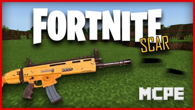 Fortnite Scar Gun in Minecraft