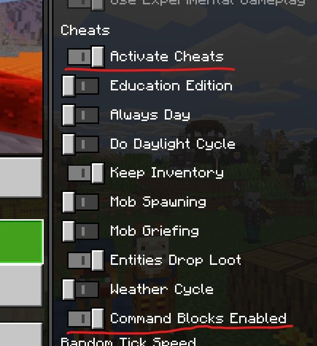 enable command blocks minecraft