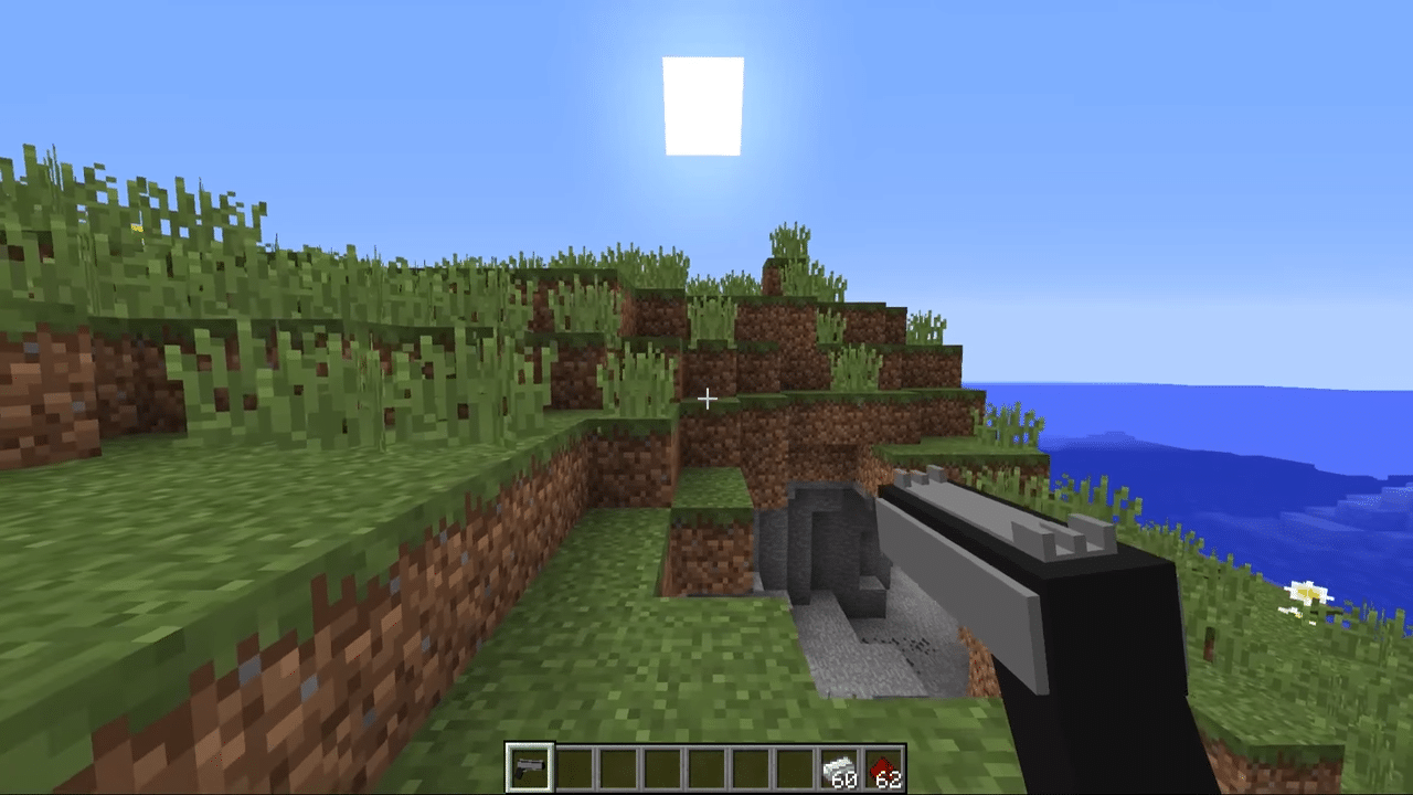 Gun in Minecraft