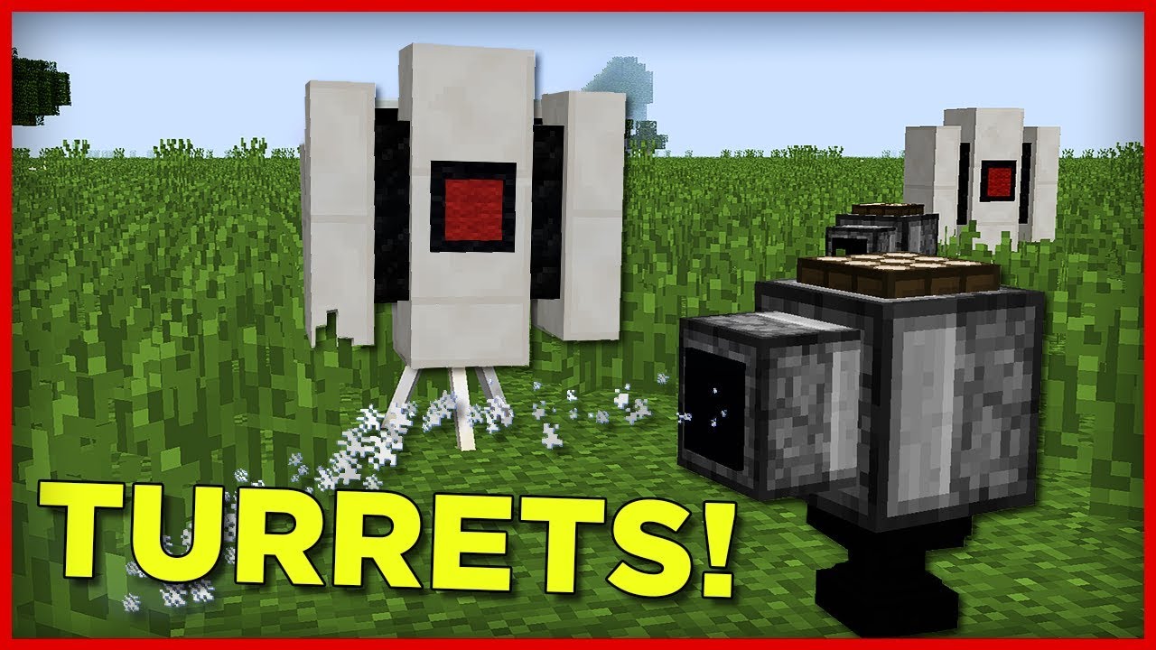 Minecraft Turrets and Tnt Cannon