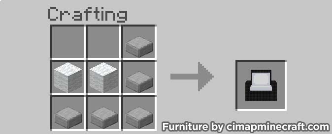 armchair minecraft furniture crafting