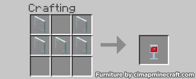 glass minecraft furniture crafting