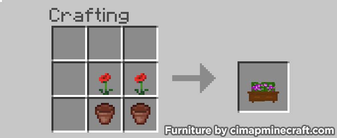 hanging vase minecraft furniture crafting