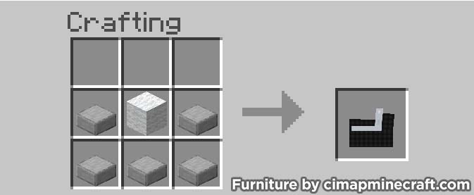 outdoor sofa minecraft furniture crafting