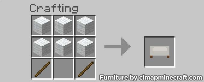 sofa minecraft furniture crafting