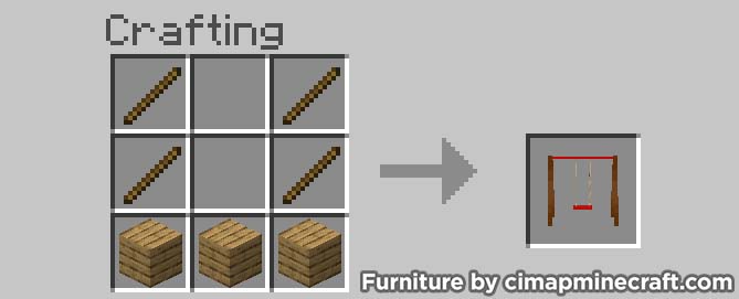 swing minecraft furniture crafting