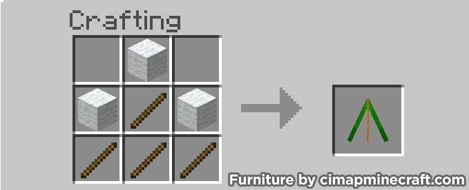 tent minecraft furniture crafting