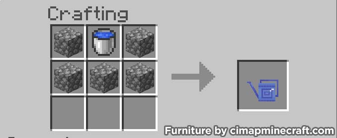 watering can minecraft furniture crafting