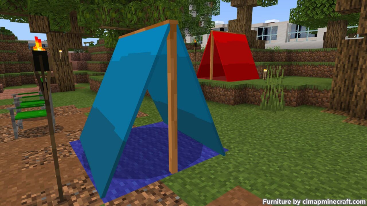 Camping Tent Minecraft Furniture