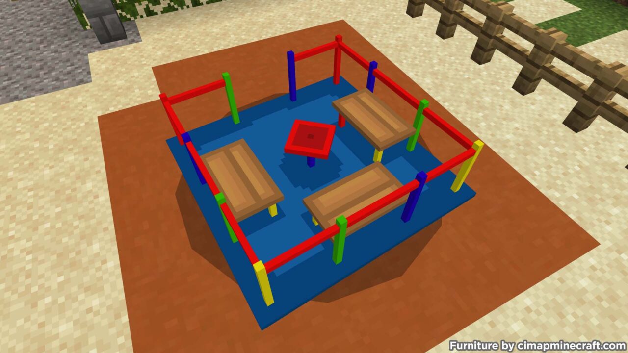 Kids Roundabout Minecraft Furniture