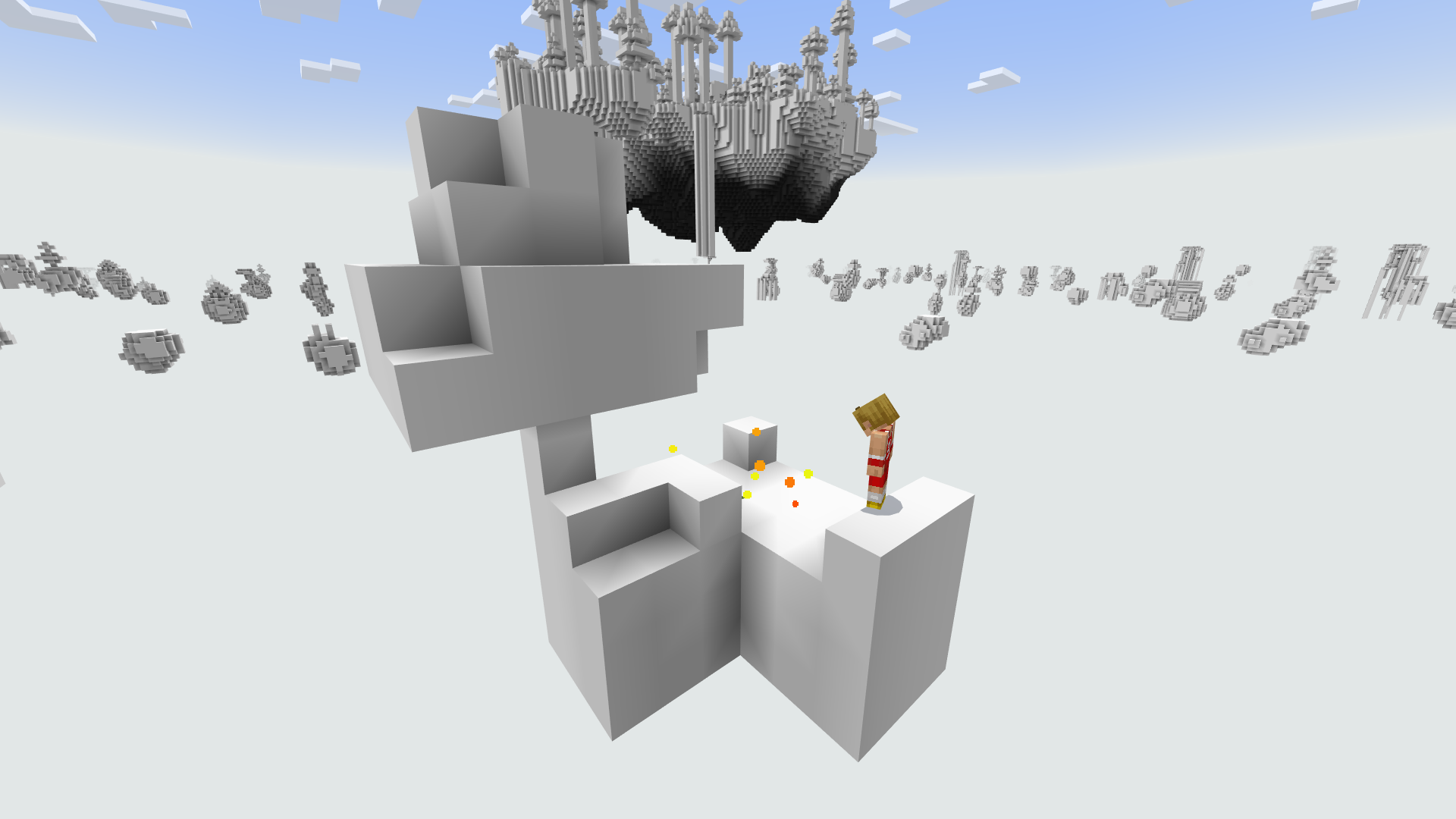 Coloring Skyblock paint the world! Cimap Minecraft