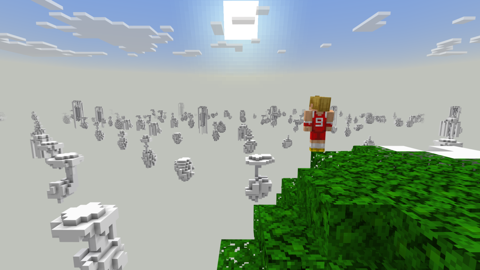 Coloring Skyblock paint the world! Cimap Minecraft